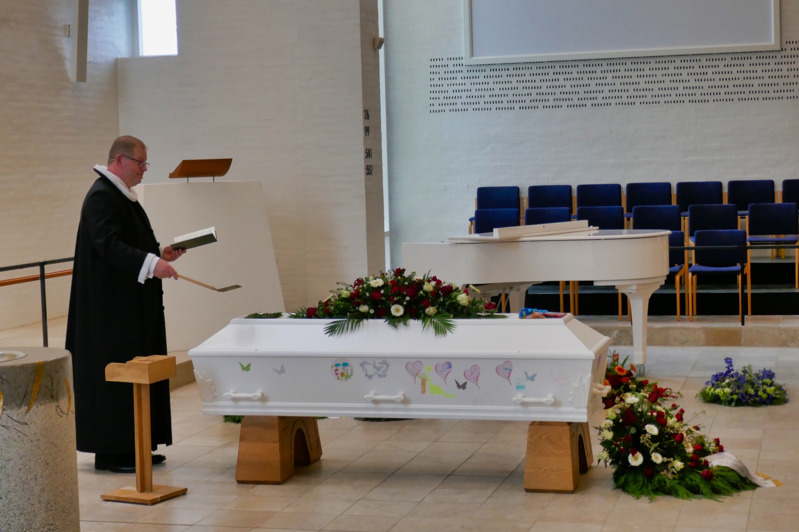 Michael Linnebjergs begravelse